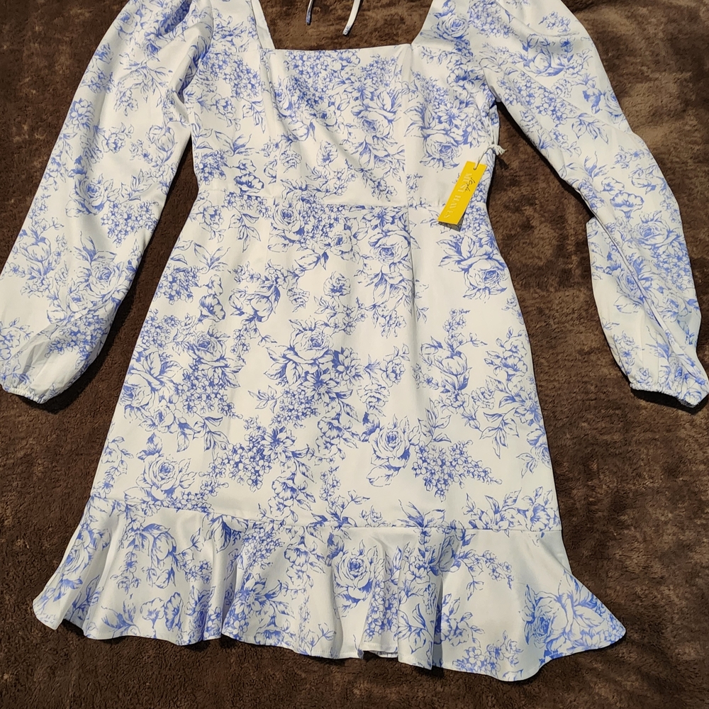 Forever 21 Blue Floral Mini Dress